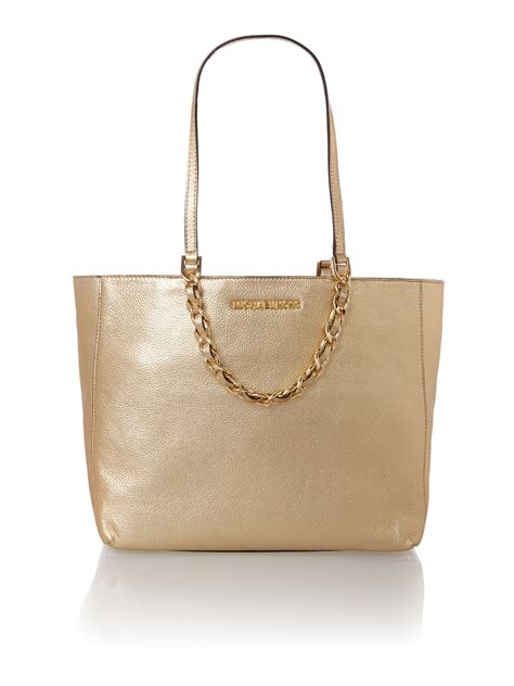 gold handbag michael kors